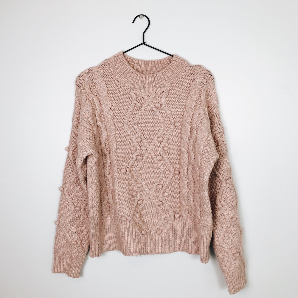 Revolve Heartloom Mauve Hazel Sweater Size Small